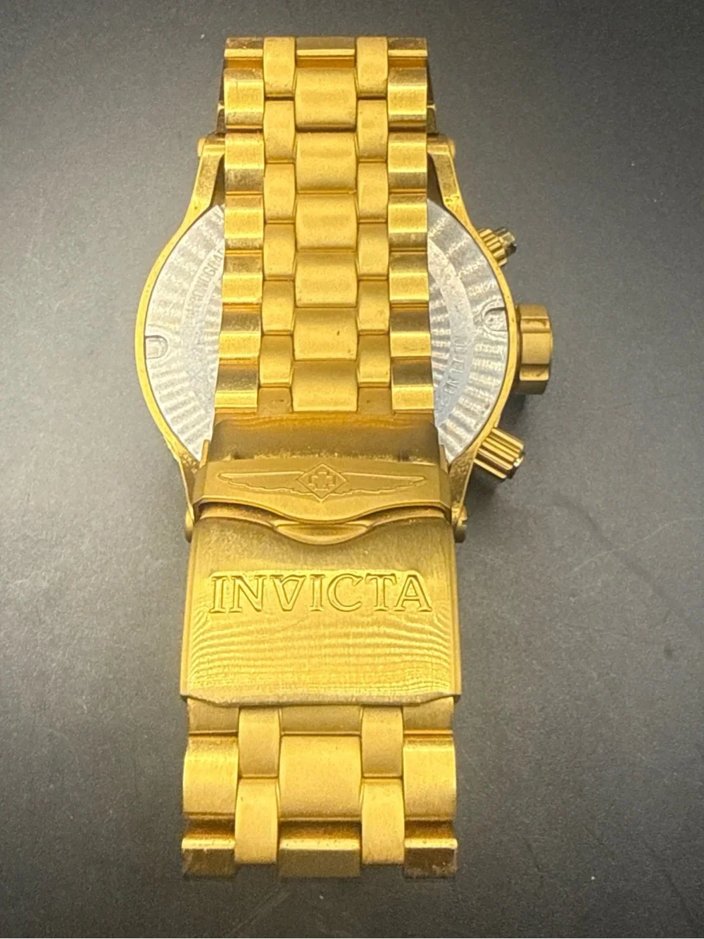 Invicta Men's 23923 Subaqua Quartz Chronograph Gold Tone New Battery